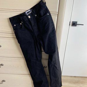 Zara Black Straight leg Denim, 90s style, size USA 2
